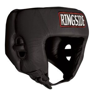 Ringside Competition-Like Boxing Headgear Without Cheeks BLK Adjustable NWT